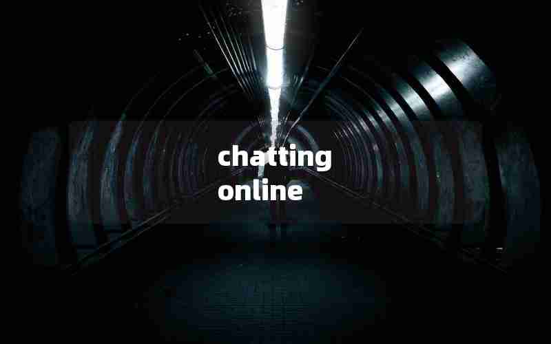 chatting online