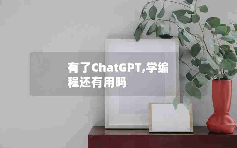 有了ChatGPT,学编程还有用吗