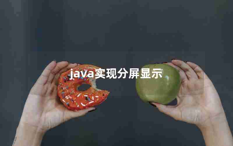 java实现分屏显示