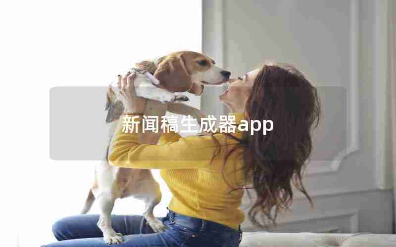 新闻稿生成器app