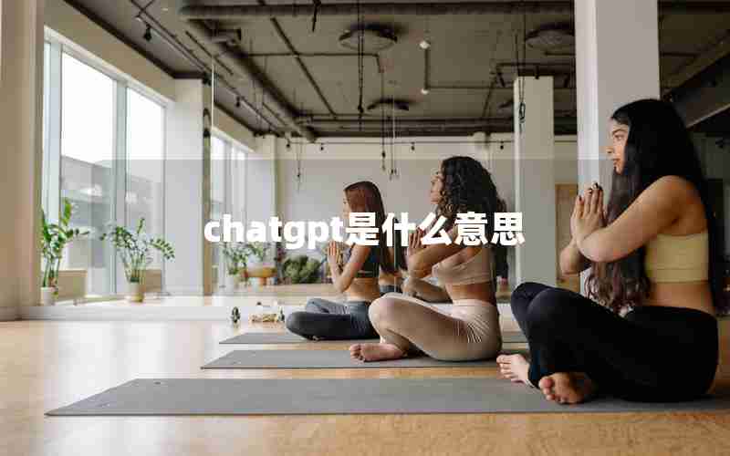 chatgpt是什么意思