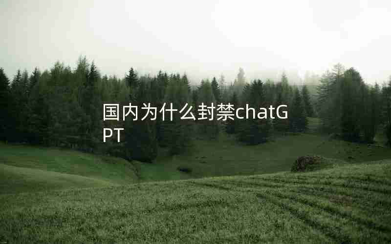 国内为什么封禁chatGPT