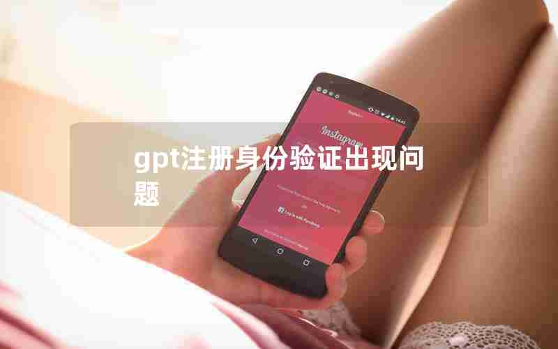 gpt注册身份验证出现问题