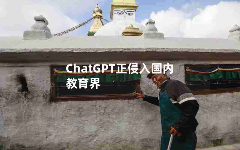 ChatGPT正侵入国内教育界