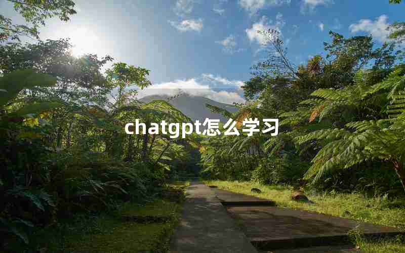 chatgpt怎么学习