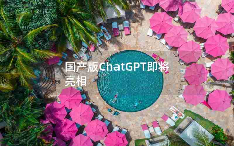 国产版ChatGPT即将亮相