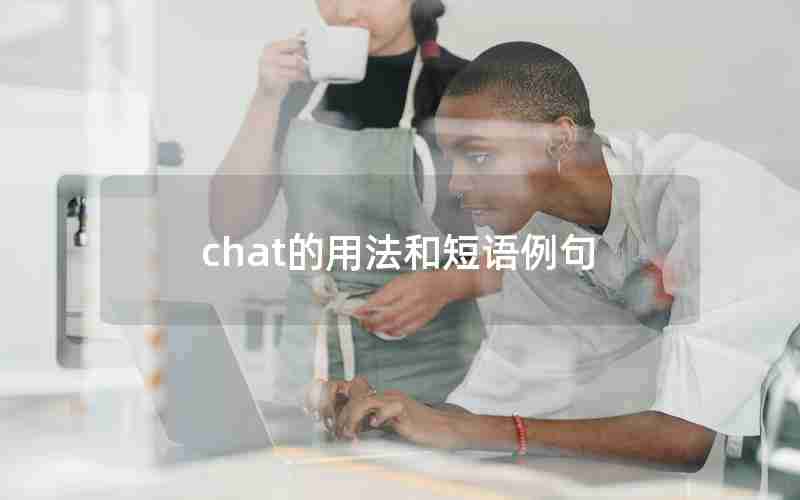 chat的用法和短语例句