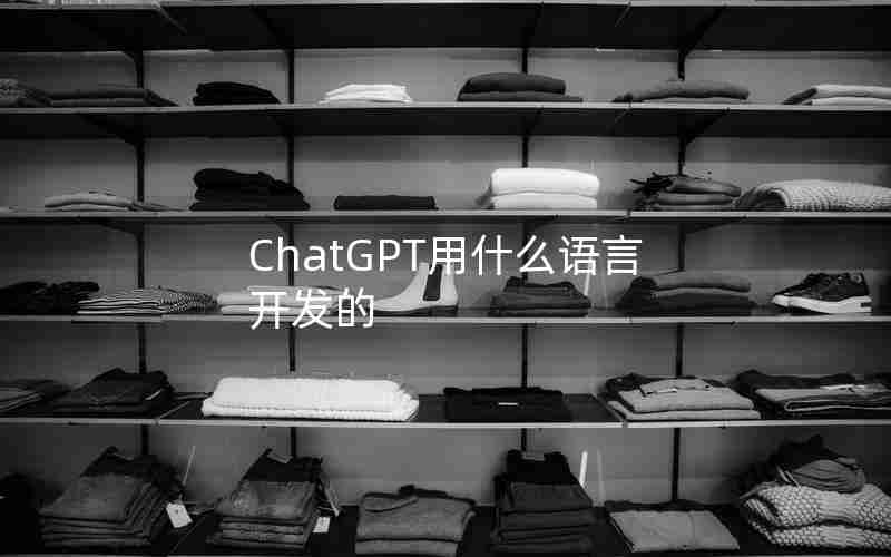 ChatGPT用什么语言开发的