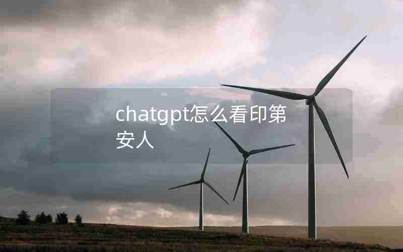 chatgpt怎么看印第安人