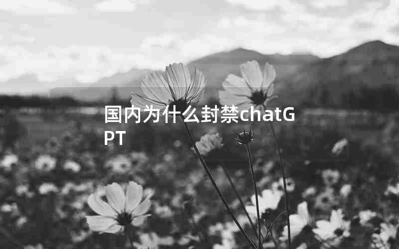 国内为什么封禁chatGPT