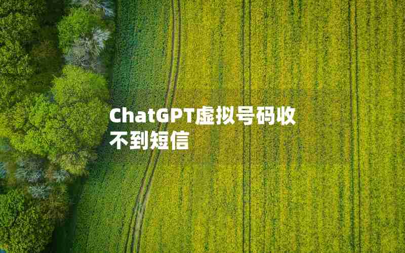 ChatGPT虚拟号码收不到短信