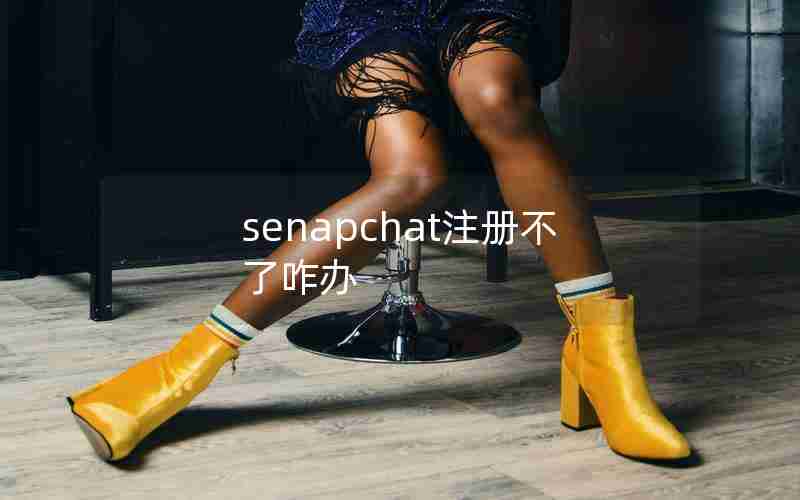 senapchat注册不了咋办