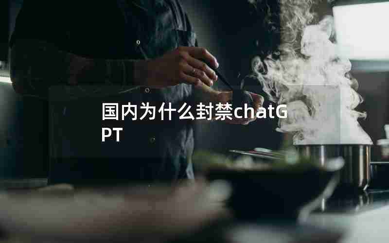 国内为什么封禁chatGPT