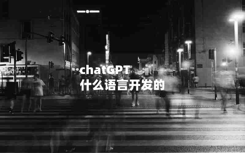 chatGPT 什么语言开发的