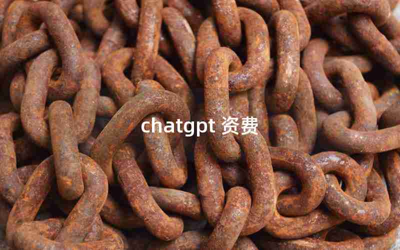 chatgpt 资费