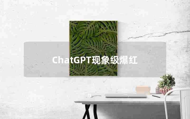 ChatGPT现象级爆红