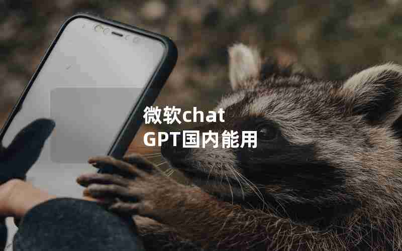 微软chat GPT国内能用