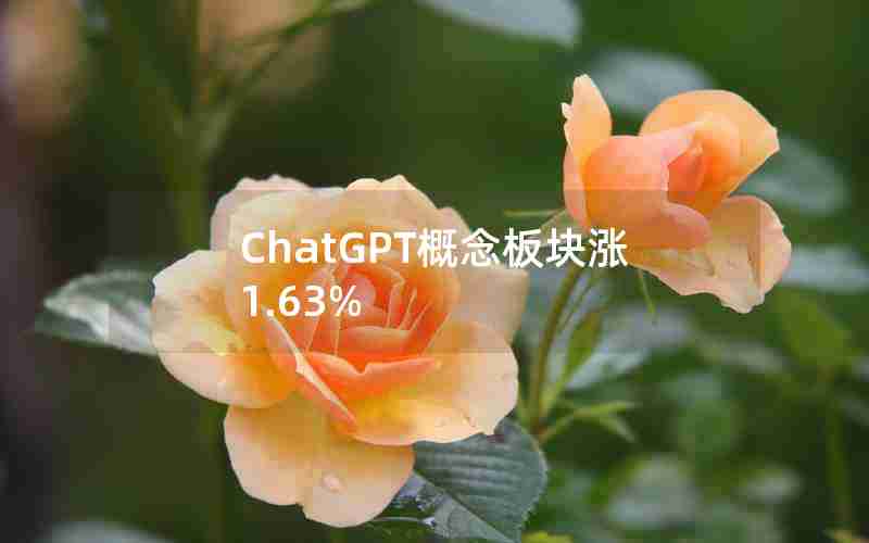 ChatGPT概念板块涨1.63%