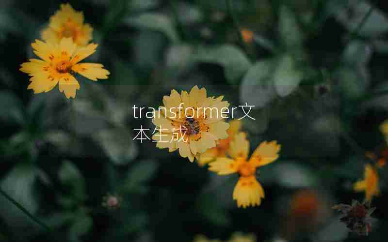 transformer文本生成