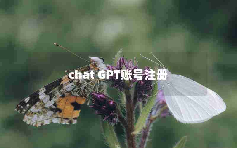 chat GPT账号注册