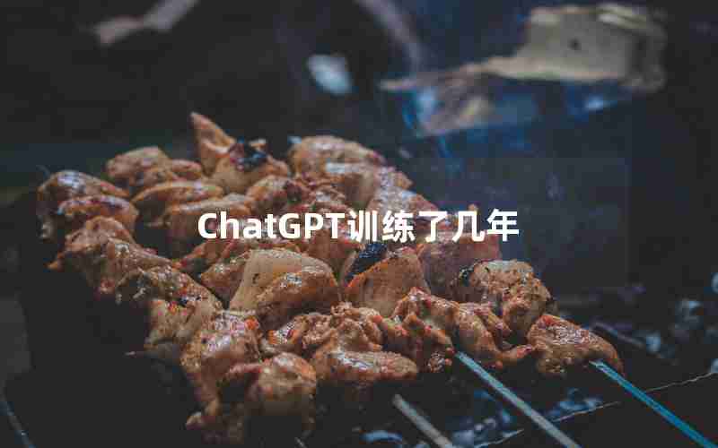 ChatGPT训练了几年