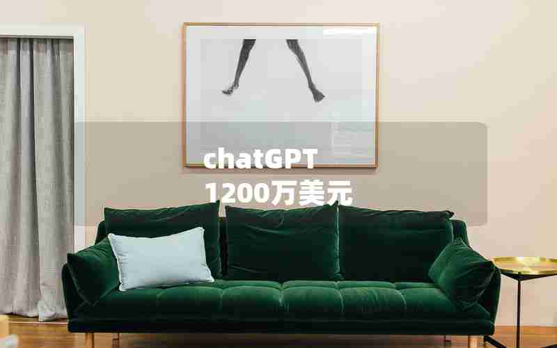 chatGPT 1200万美元