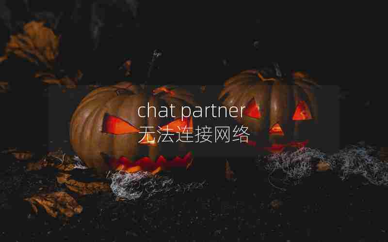 chat partner无法连接网络