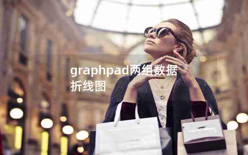 graphpad两组数据折线图