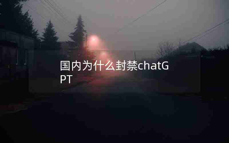 国内为什么封禁chatGPT