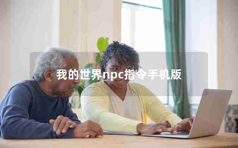 我的世界npc指令手机版