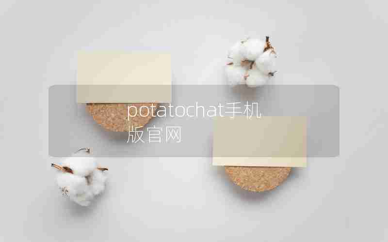 potatochat手机版官网