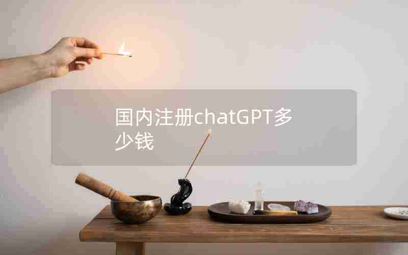 国内注册chatGPT多少钱