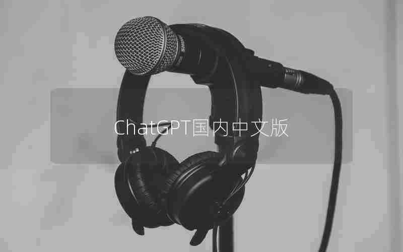 ChatGPT国内中文版