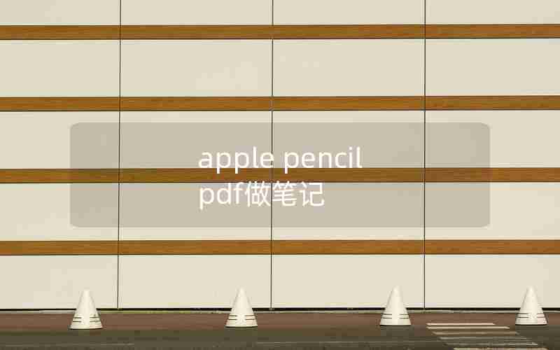 apple pencil pdf做笔记