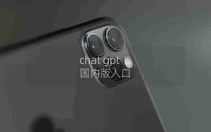 chat gpt 国内版入口