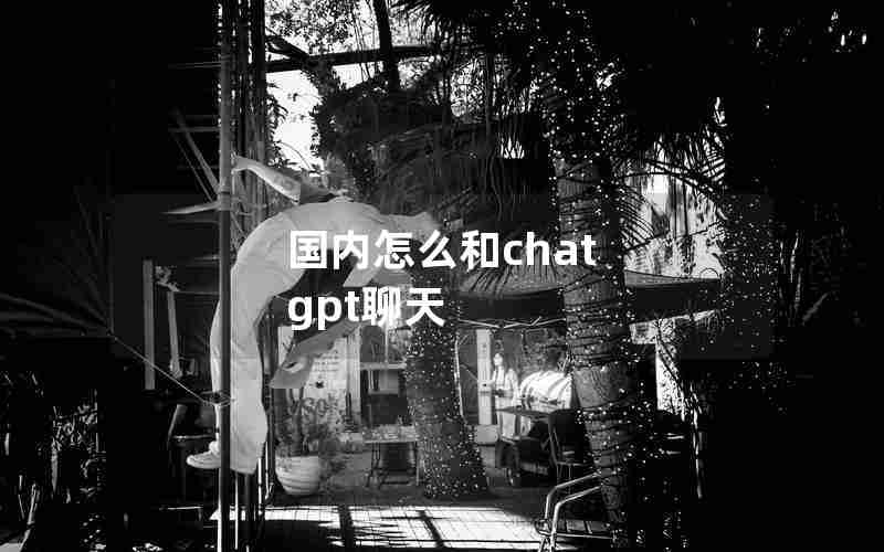 国内怎么和chat gpt聊天