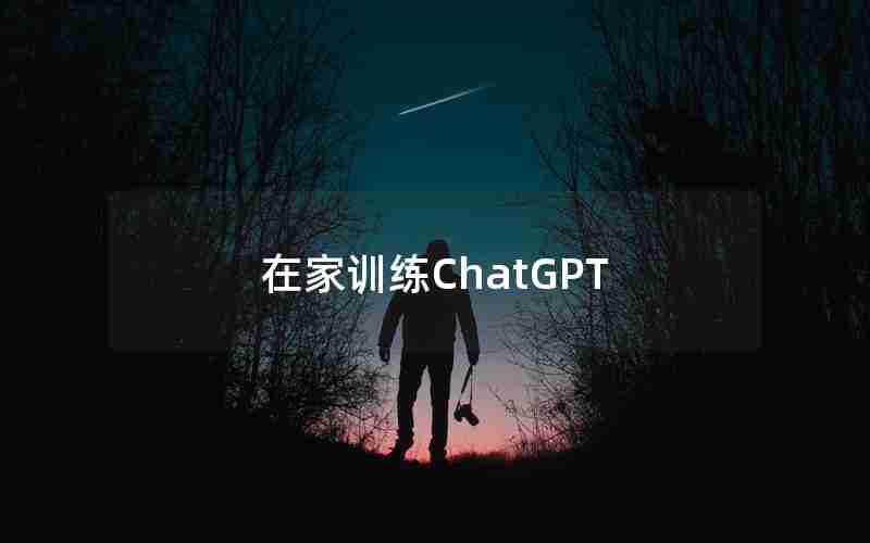 在家训练ChatGPT