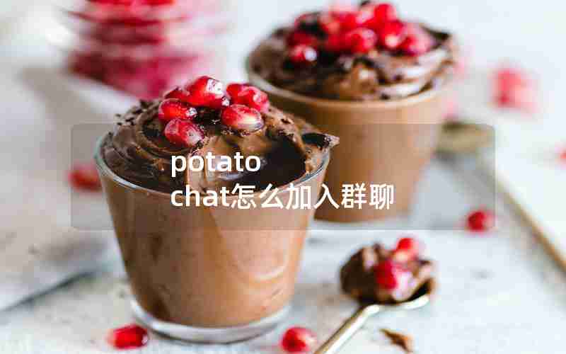 potato chat怎么加入群聊