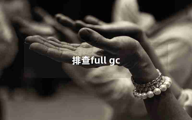 排查full gc