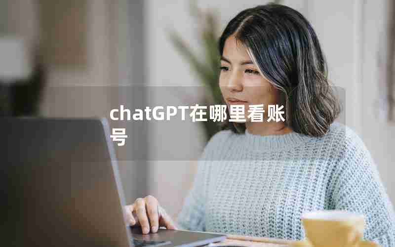 chatGPT在哪里看账号