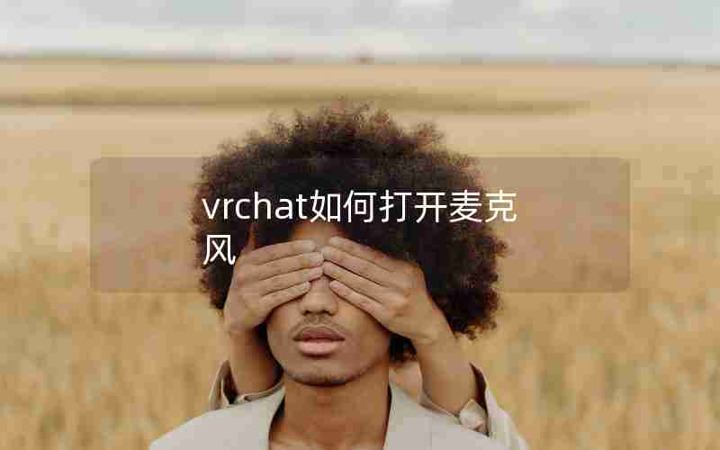 vrchat如何打开麦克风