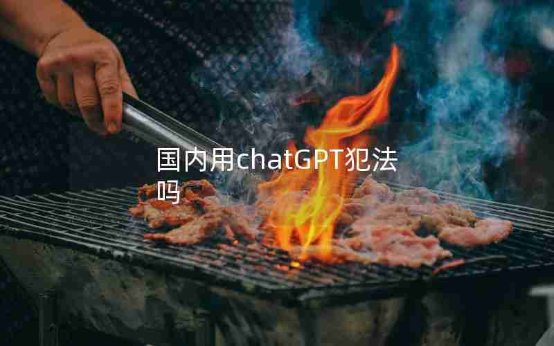 国内用chatGPT犯法吗