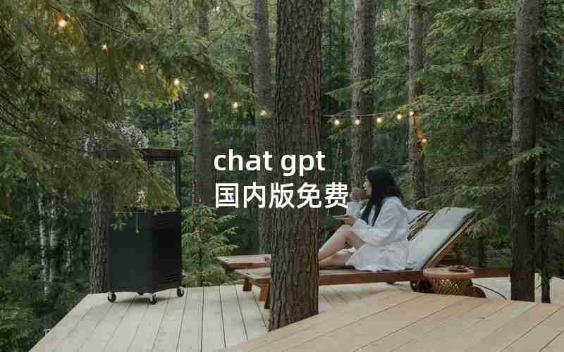 chat gpt 国内版免费