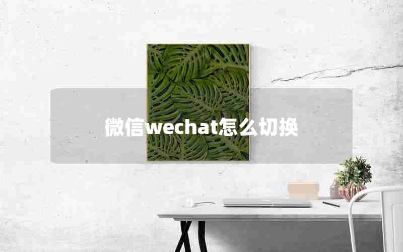 微信wechat怎么切换