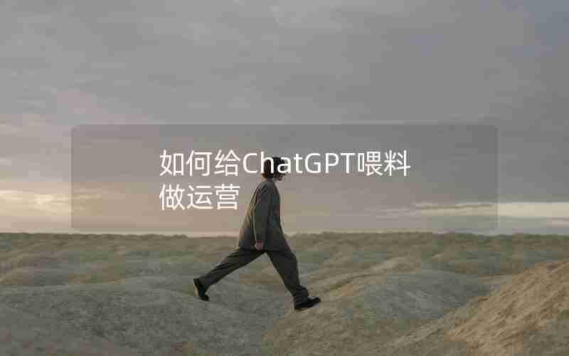 如何给ChatGPT喂料做运营