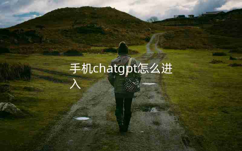 手机chatgpt怎么进入