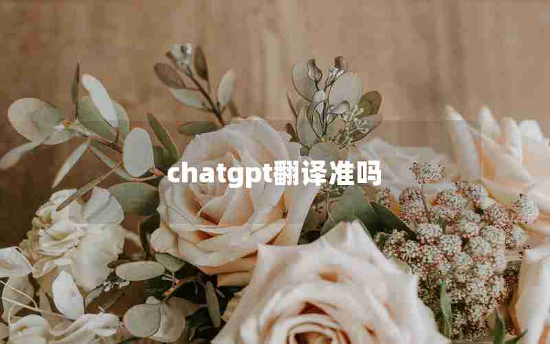 chatgpt翻译准吗