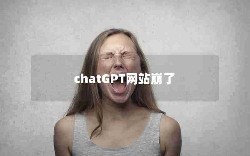 chatGPT网站崩了