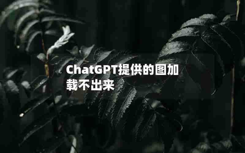 ChatGPT提供的图加载不出来