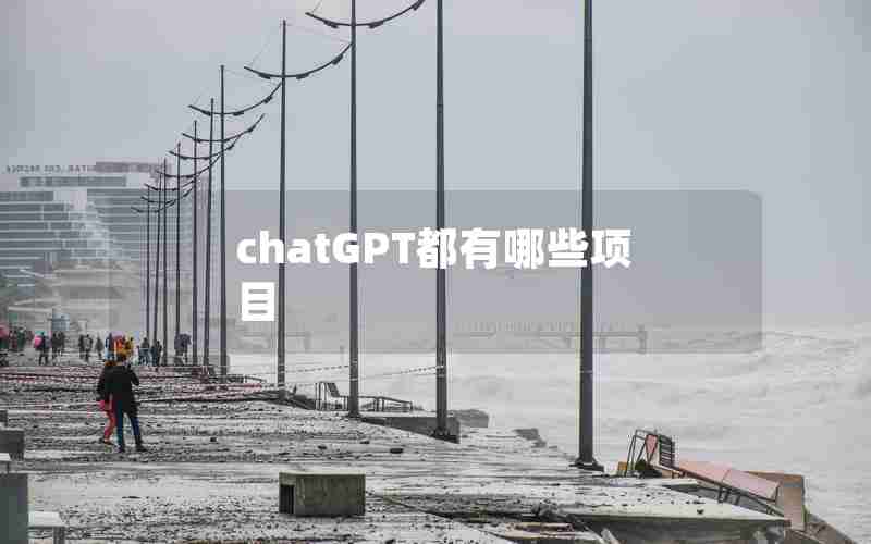 chatGPT都有哪些项目